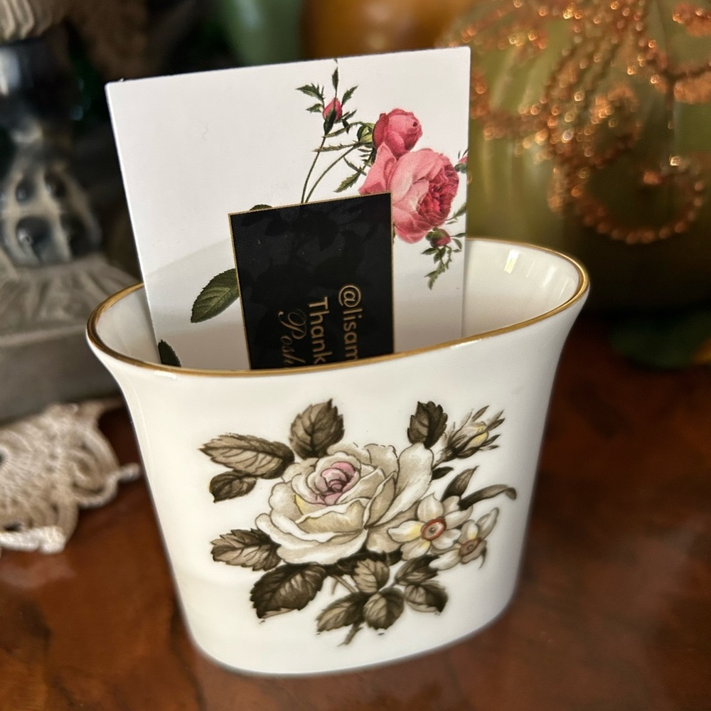 Vintage Business Card or Toothpick Holder